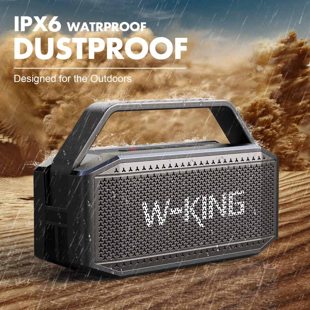 W-KING Portable Bluetooth Speaker