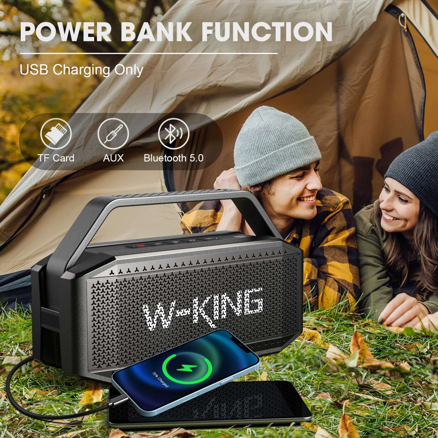 W-KING Portable Bluetooth Speaker