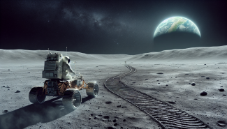53 Years Since Guys First Took a Battery Vehicle for a Drive on the Moon