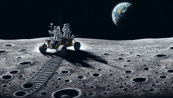 53 Years Since Guys First Took a Battery Vehicle for a Drive on the Moon