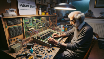 Ex-MS Engineer Revives PDP-11 Using Scrap Components - A Genuine Effort!