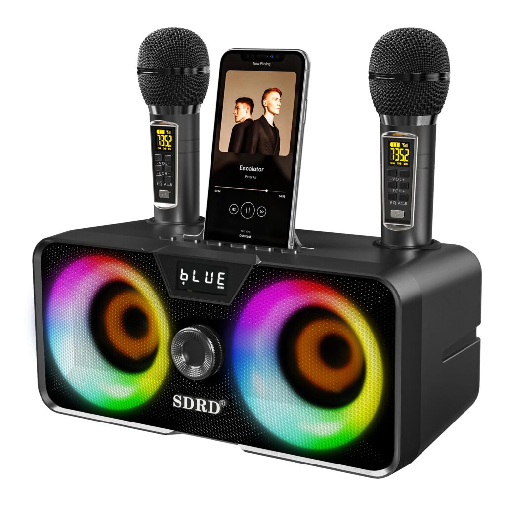 Karaoke Machine for Adults and Kids with 2 UHF Wireless Microphones Review