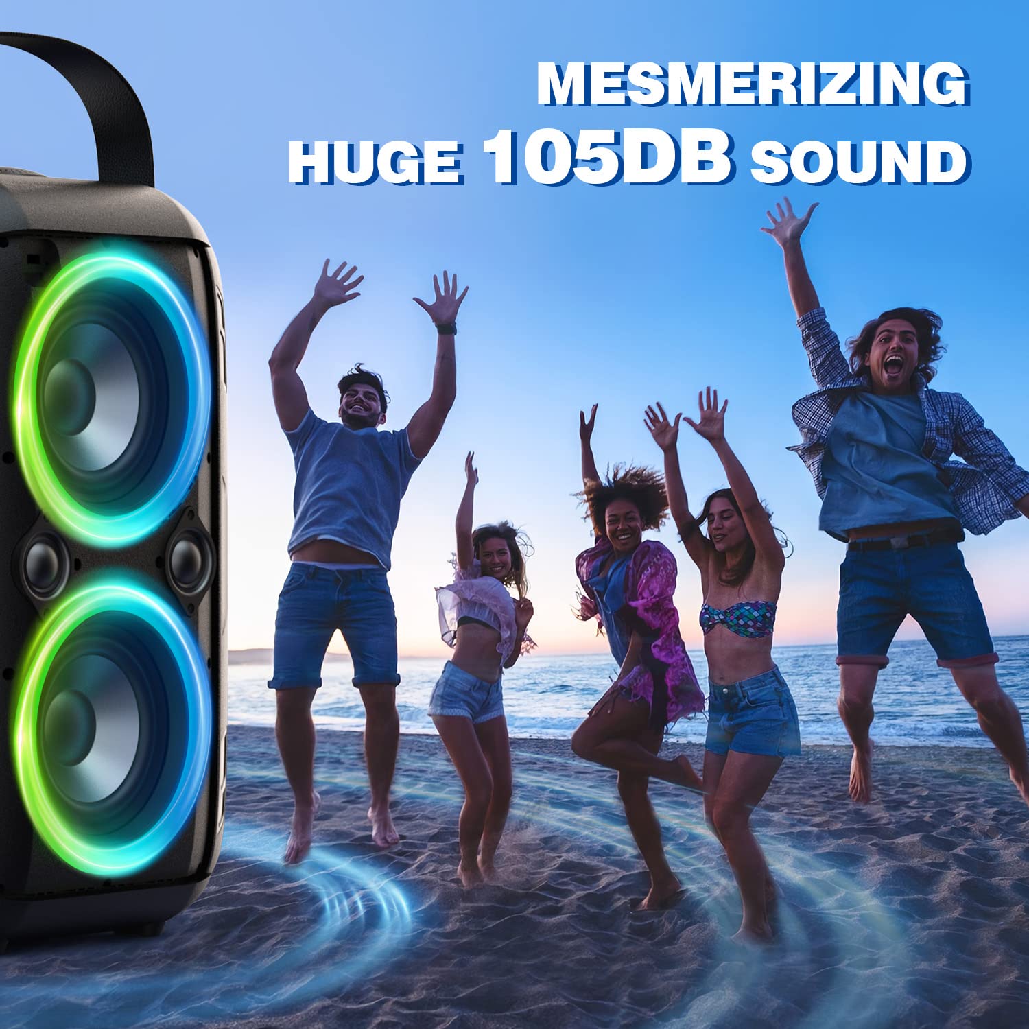 W-KING Bluetooth Speaker Loud Review
