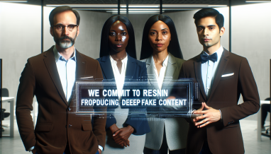 AI executives assure, once more, that they will refrain from producing deepfake rubbish
