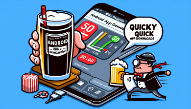 Android Applications Now Download Faster Than a Geordie's Pint Request | GadgetLad
