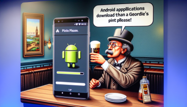 "Android Applications Now Download Faster Than a Geordie's Pint Request | GadgetLad"