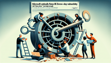 Microsoft Ultimately Fixes IE Zero-Day Vulnerability, Took 'Em Long Enough - GadgetLad