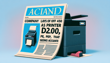 "Ricoh Lays Off 2,000 as Printer Sales Drop – Yep, That Seems Accurate"