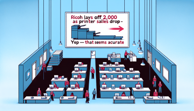Ricoh Lays Off 2,000 as Printer Sales Drop – Yep, That Seems Accurate