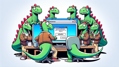 Windows 11 Dinosaurs Being Forced to Update Reluctantly