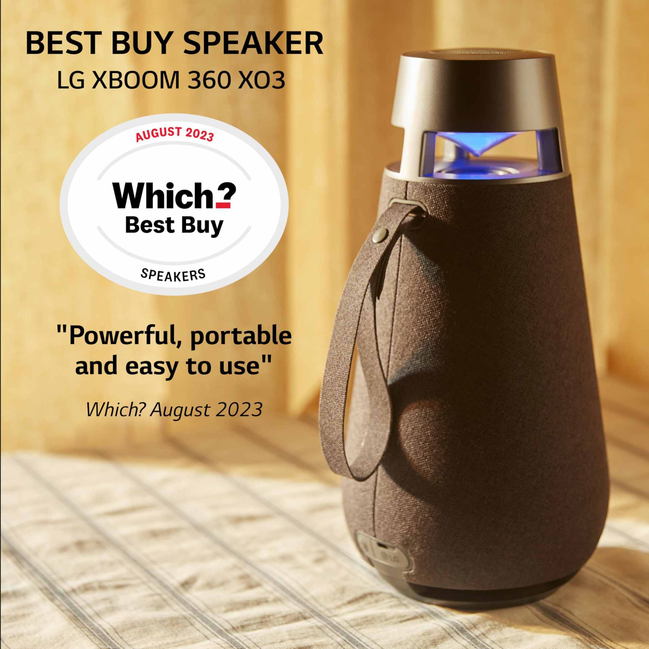 LG Electronics XBOOM 360 X03 Bluetooth Portable Speaker Review