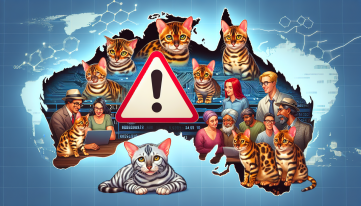 Cybercriminals Target Cat Enthusiasts in Australia? Indeed, Bengal Cat Aficionados Take Caution!