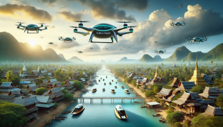 Flying Without a Pilot? EHang's Robo Taxis Are Now Hovering Above Thailand | GadgetLad