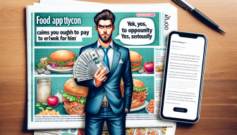 Food App Tycoon Claims You Ought to Pay for the Opportunity to Work for Him – Yes, Seriously