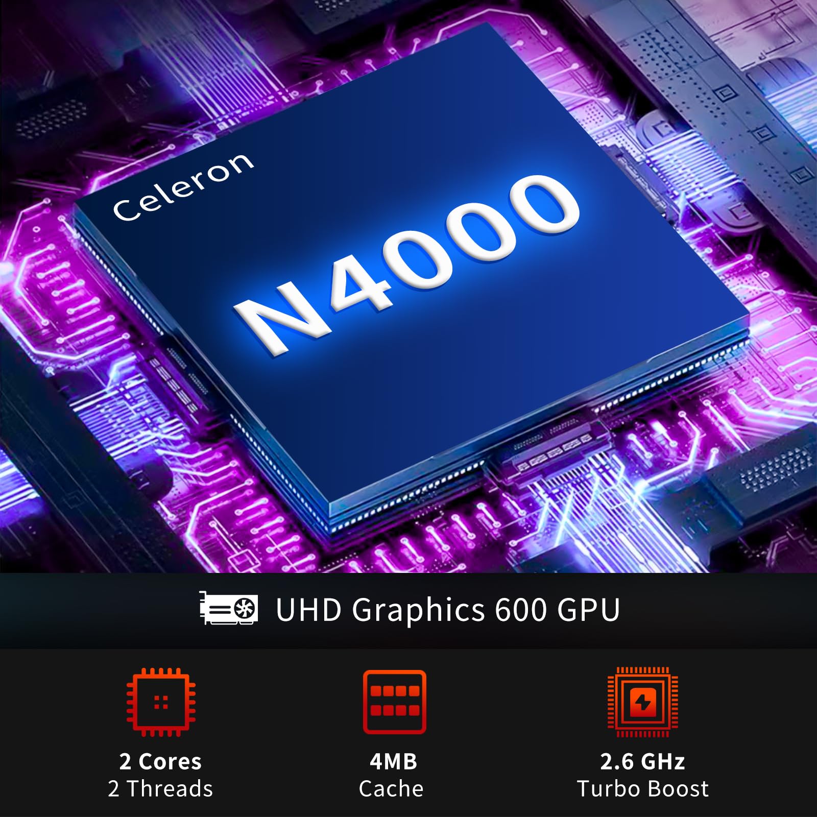 Laptop 15.6 inch, Windows 11 Laptop 8GB LPDDR4 RAM 256GB SSD, Celeron N4000 Processor, 1920*1080 FHD Screen, UlrtaSlim Laptop with Mini HDMI
