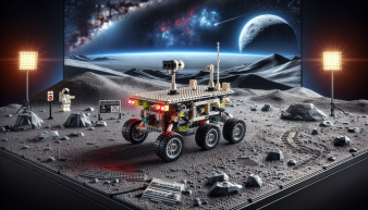 "Lego Lunar Rover: When Electric Vehicles Reached the Moon, True Class!"