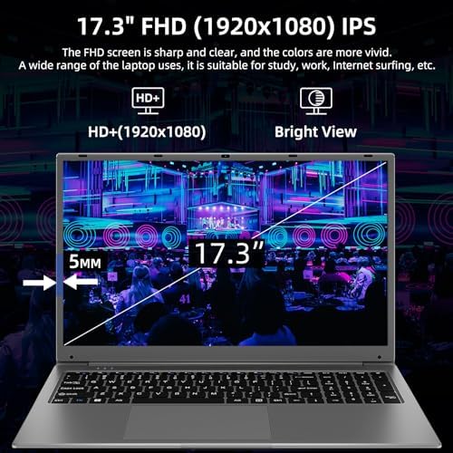 Naclud Laptop 17.3 Inch 8GB RAM 512GB SSD Review