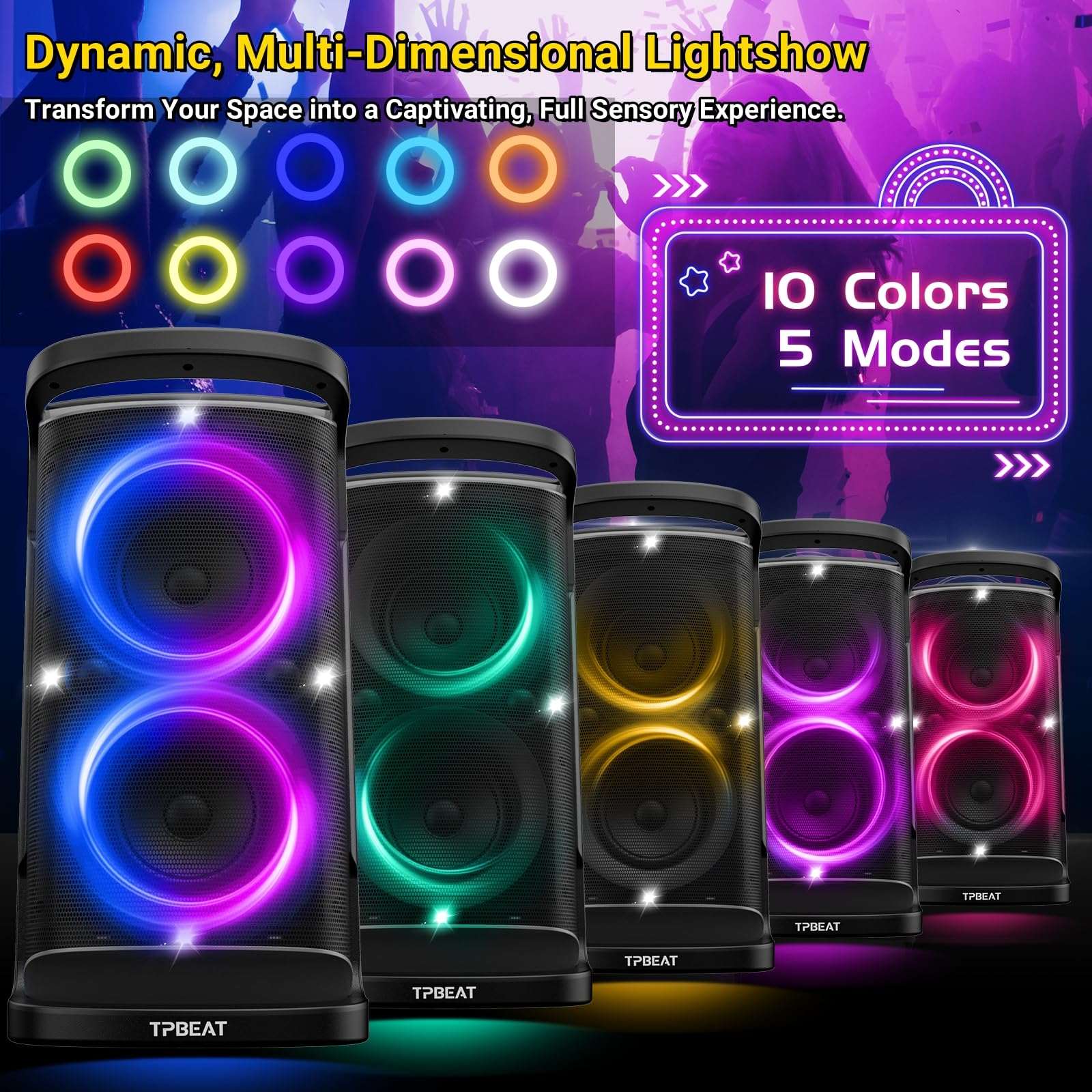 TPBEAT Portable Bluetooth Party Speaker Review