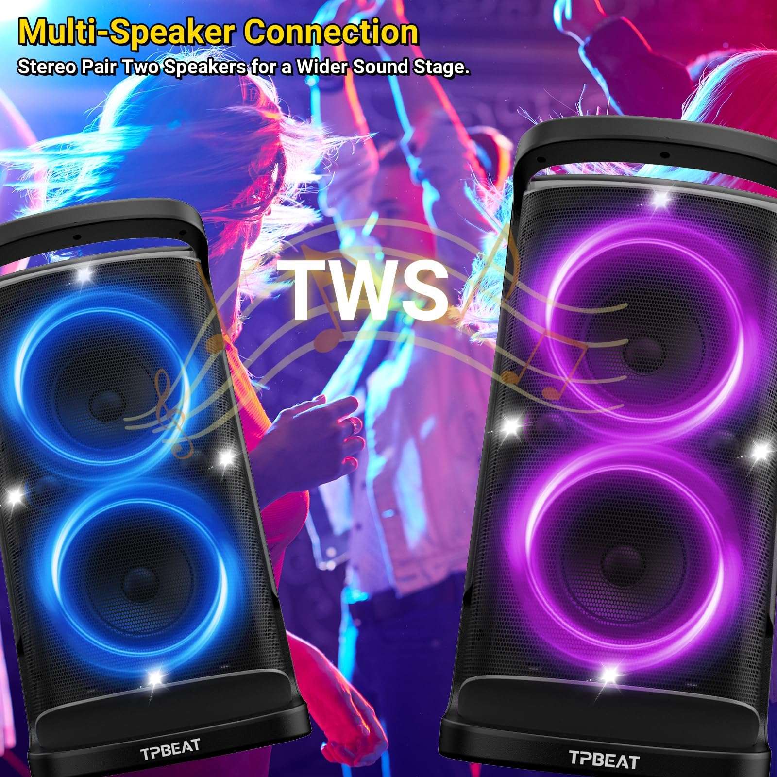 TPBEAT Portable Bluetooth Party Speaker Review