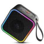 "Bluetooth 5.3 Leather Wireless Speaker with Lights HiFi Stereo Sound Review"