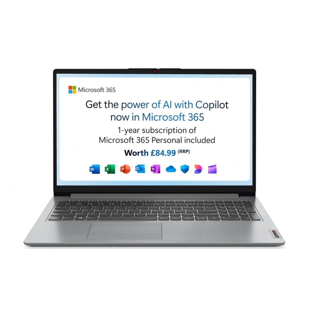 Lenovo IdeaPad 1 | 15 inch Full HD Laptop | Intel Pentium Silver N6000 | 4GB RAM | 128GB eMMC | Windows 11 Home in S Mode | Cloud Grey | Microsoft 365 Personal Review