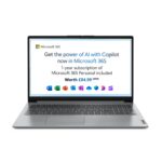 Lenovo IdeaPad 1 | 15 inch Full HD Laptop | Intel Pentium Silver N6000 | 4GB RAM | 128GB eMMC | Windows 11 Home in S Mode | Cloud Grey | Microsoft 365 Personal Review