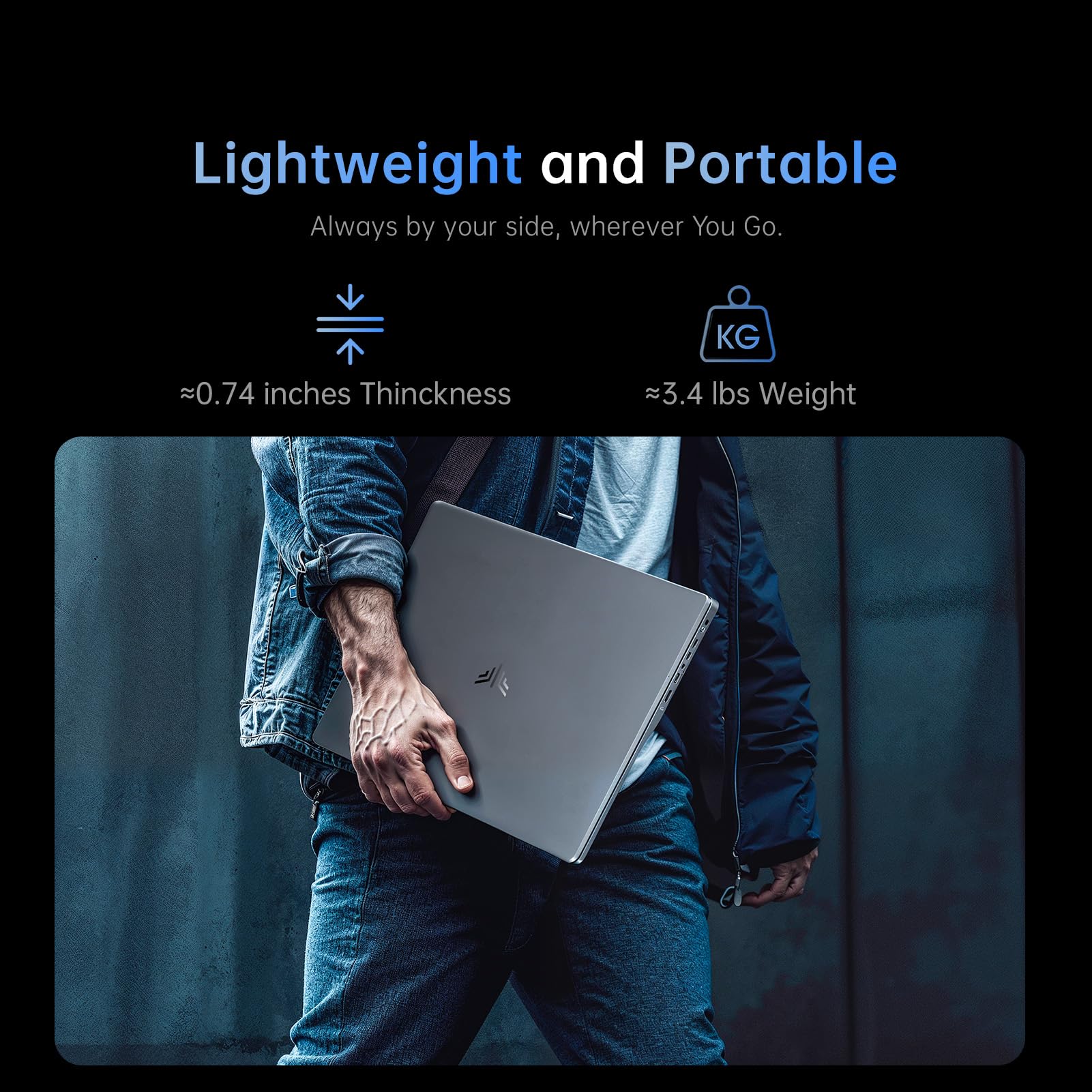 ACEMAGIC 15.6 inch FHD Laptop computer - Quad-Core N-97 Processor Up to 3.6GHz（Beat N5095） Laptop, 16GB DDR4 512GB SSD Notebook Computer, Support WiFi 5