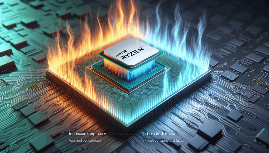 AMD Ryzen processors heat up when facing intense computational tasks, according to GMP - GadgetLad