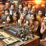 Tech enthusiasts astonished by expert's vintage graphic equipment