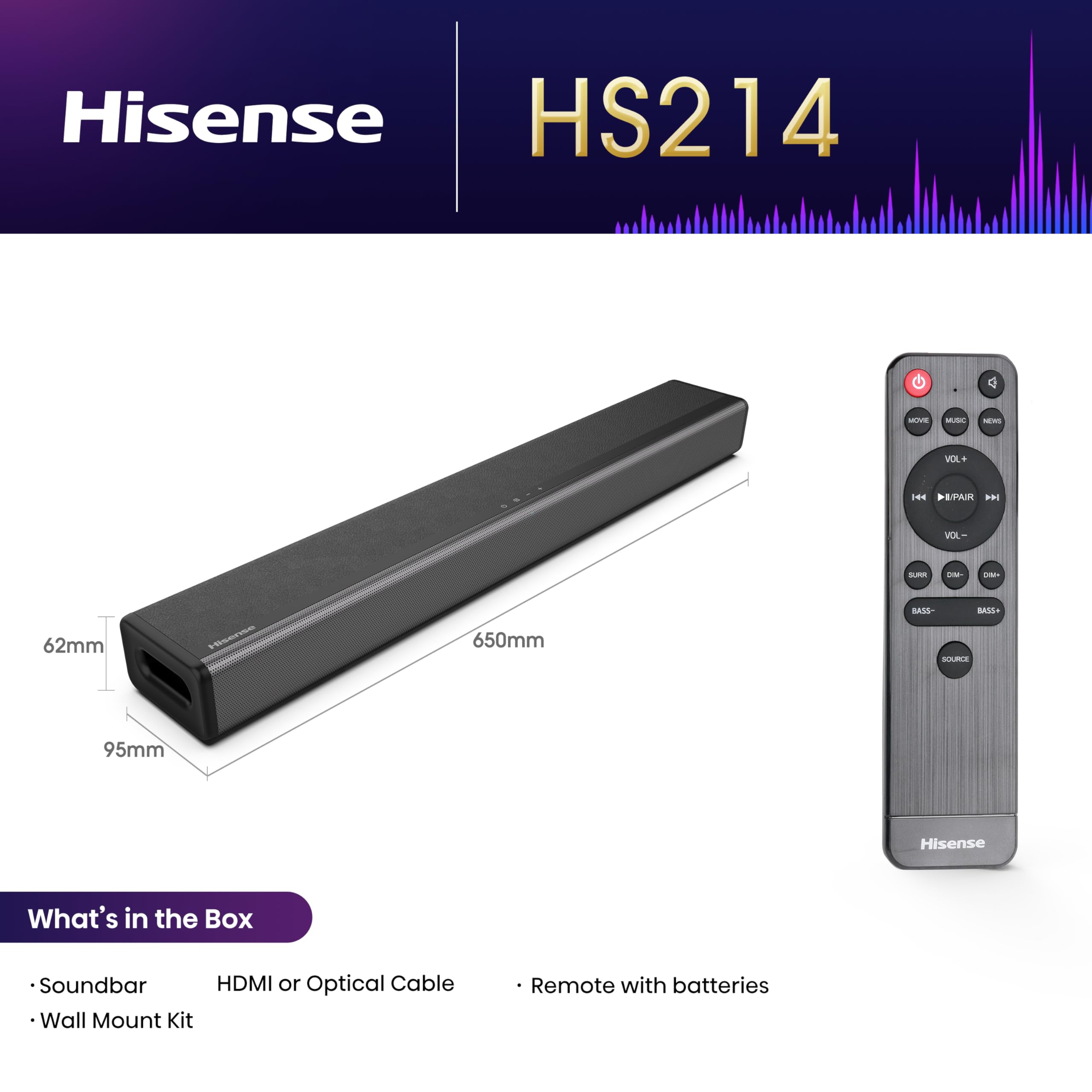 Hisense AX5125H 5.1.2 Channel 500W Dolby Atmos Soundbar with Wireless Subwoofer & Up Firing Speakers & Turly Wireless Rear Speakers Review