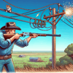 Texan Guy Fires at Cable, Takes Down the Internet - GadgetLad