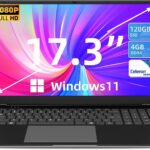 "SGIN Laptop 17.3 Inch, Windows 11 Notebook Celeron I3 Processor, 4GB DDR3 128GB SSD, FHD IPS Display, HDMI, Type-C, Numpad, for Business and Students Review
