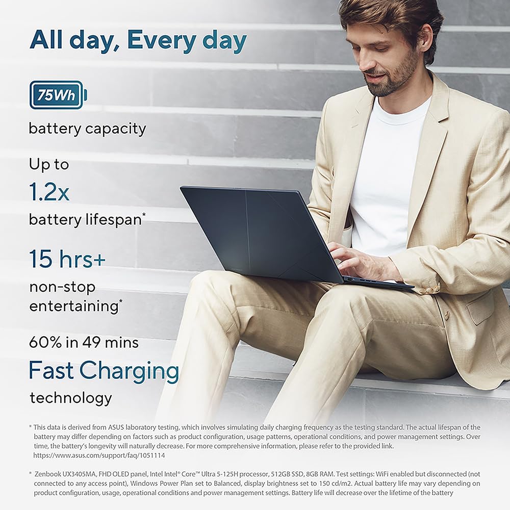 ASUS Zenbook 14 OLED UX3405CA Laptop Review