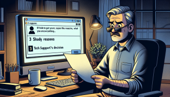 Bloke Discovers 3 Shady Reasons to Contest Tech Support's Decision