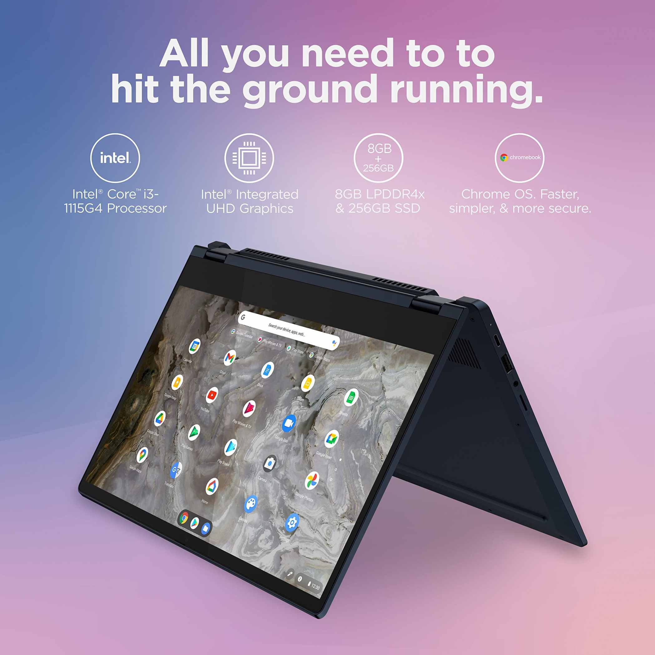 Lenovo IdeaPad Flex 5i 2022 Chromebook Laptop 13.3 Inch FHD Touch Display 8GB Memory 256GB Memory Intel Core i3 11th Gen Chrome OS Abyss Blue Review