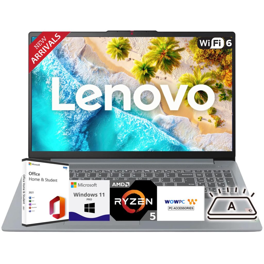 "Lenovo New Thinkbook Laptop(2025/2026 Edition) with Microsoft Office, Intel Core i5-13420H 8-Core Processor, 16" LED Anti-Glare Display, 32GB RAM, 1TB