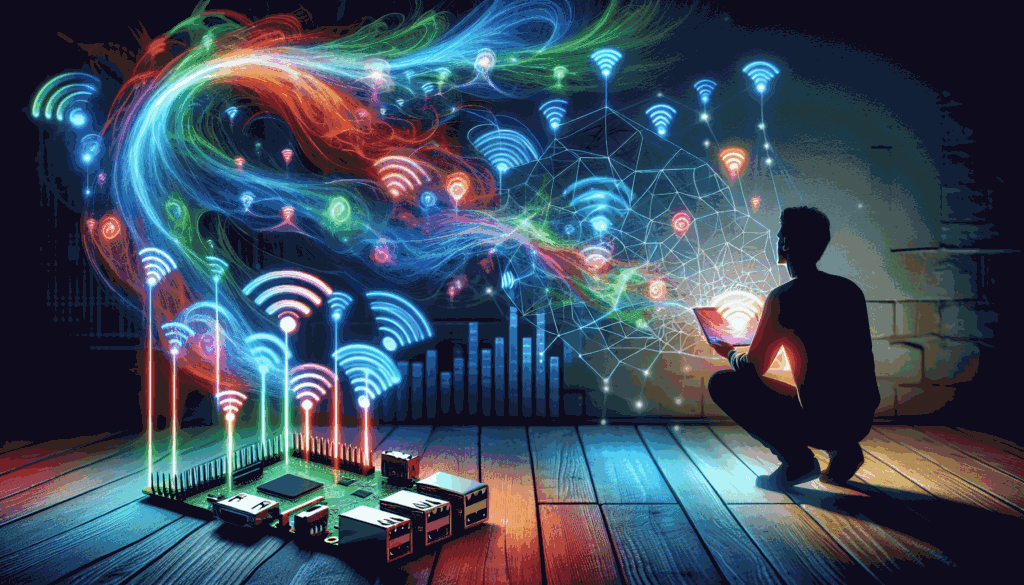 Hacker Transforms Wi-Fi Signals into Artwork Using Raspberry Pi - GadgetLad