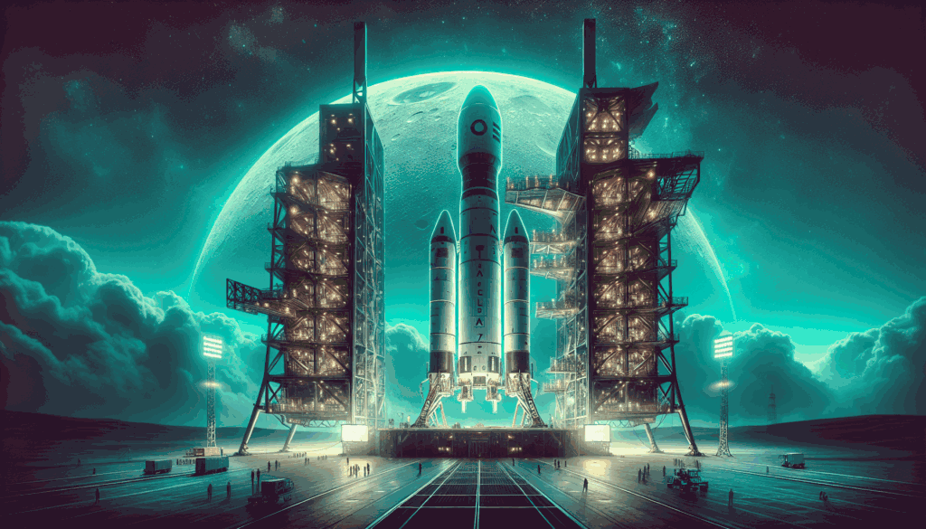 NASA's Lunar Rocket Touches Down on Launch Pad - GadgetLad