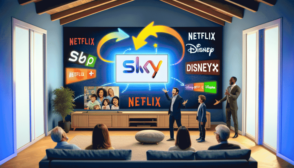 Obtain Netflix, Disney+, & Additional Services in a Single Sky Package - GadgetLad